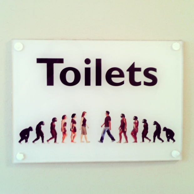 Auckland Zoo, toilet signs